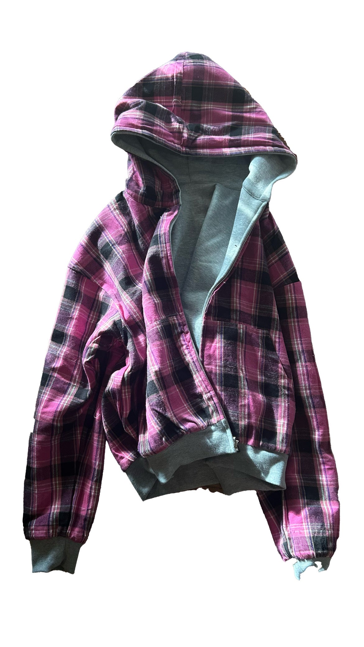 Reversible blossom hoodie.